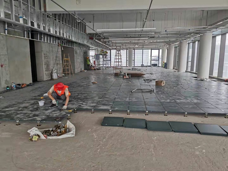 OA網絡板施工現場