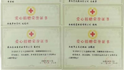 恭喜未來星防靜電地板廠家榮獲愛心捐贈榮譽(yù)證書！